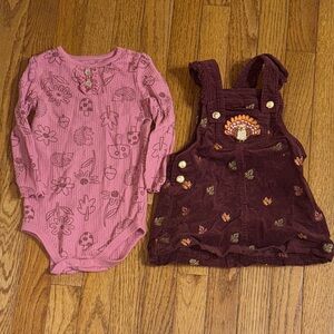 Cynthia Rowley Pink Patterned Baby Dress